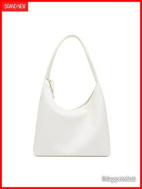 Faux Leather Hobo Bags for Women Crescent Shoulder Bag Slouchy Tote Handbags
